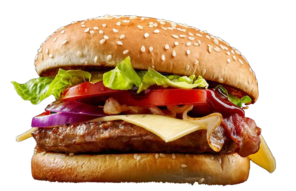A good burger is the foundation of genuine happiness. Just good burger from fresh ingredients. Enjoy your burger.